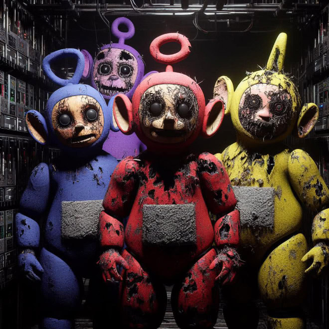 If Teletubbies was a horror movie...