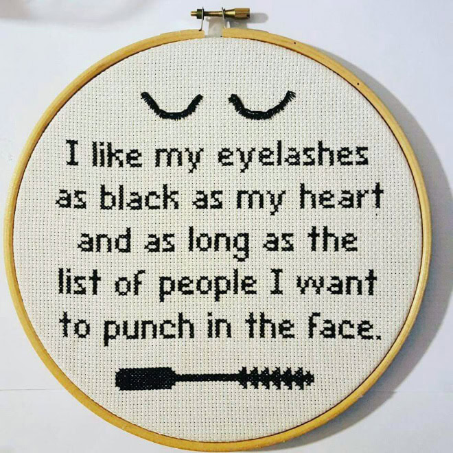 Brilliant cross stitch.