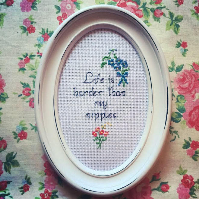 Brilliant cross stitch.