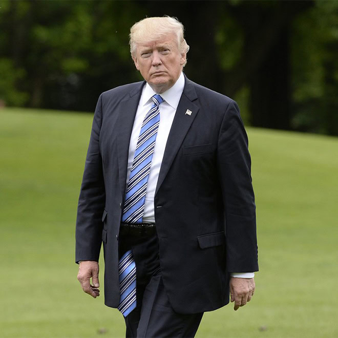 Have you ever noticed how long Trump's tie is?