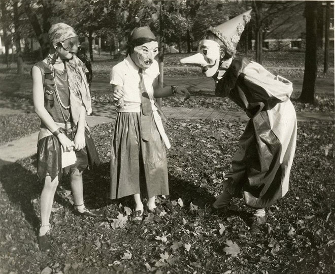 Vintage Halloween costumes were terrifying.