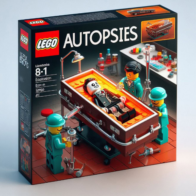 LEGO set created by AI.