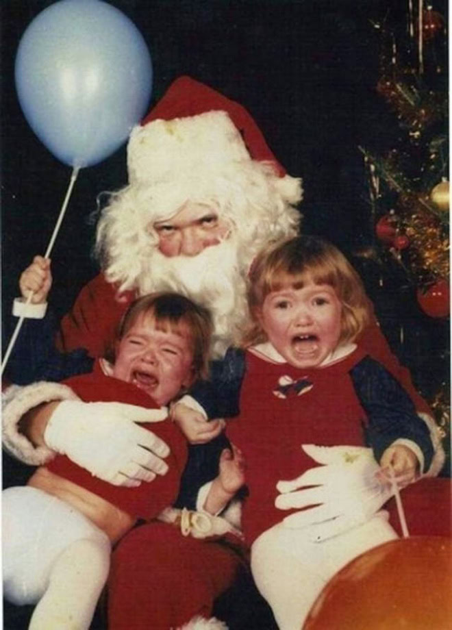 Creepy Santa.