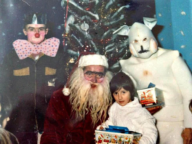 Creepy Santa.