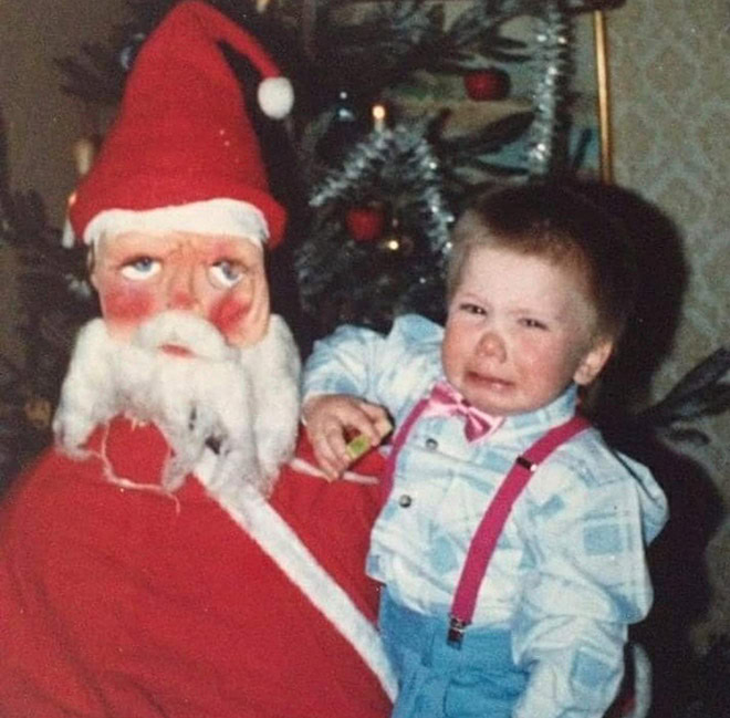 Creepy Santa.