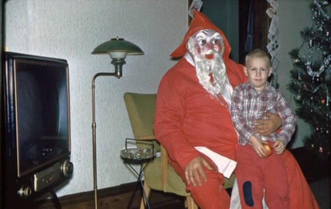 Creepy Santa.