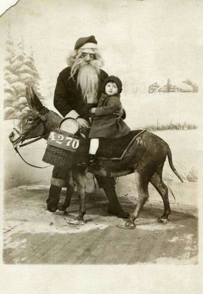 Creepy Santa.