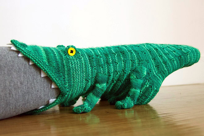 Crocodile socks.