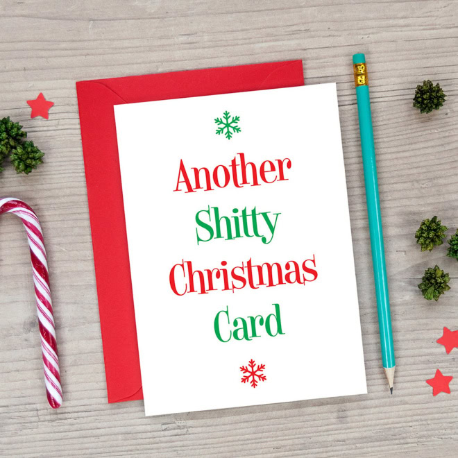 Funny Christmas card.