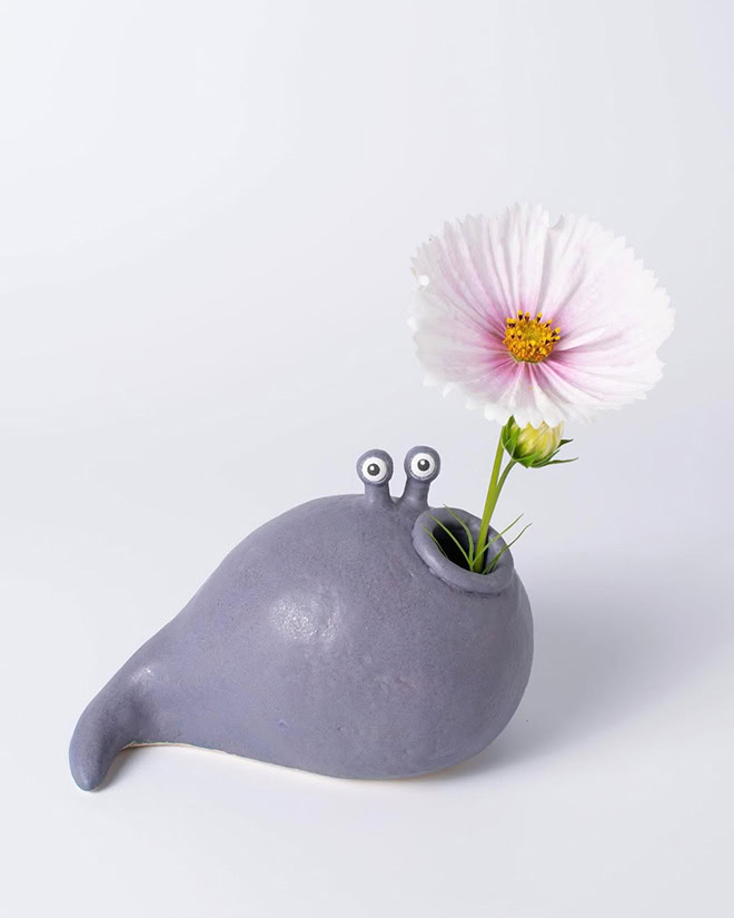 Handmade ceramic silliness by Helen Burgess.