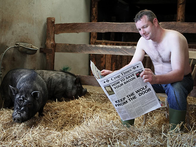 A photo from "Irish Farmer Calendar" - funny stuff.