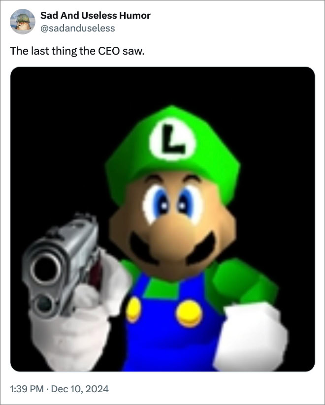 The last thing the CEO saw.