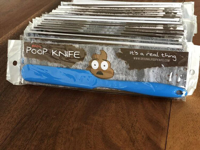 Poop knives.