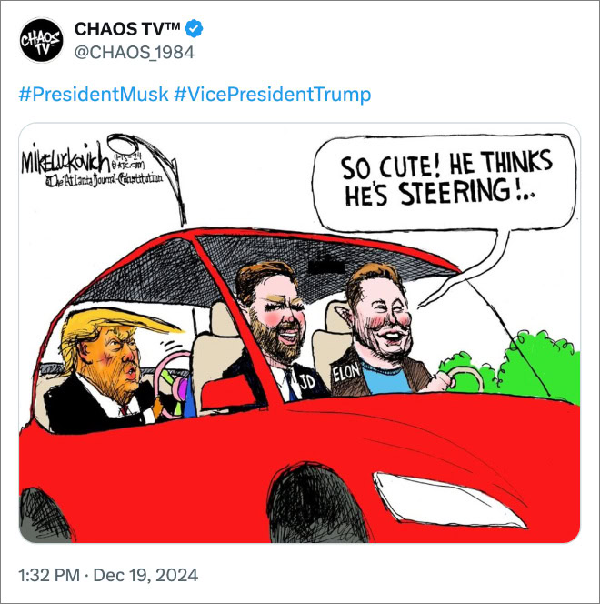 #PresidentMusk #VicePresidentTrump