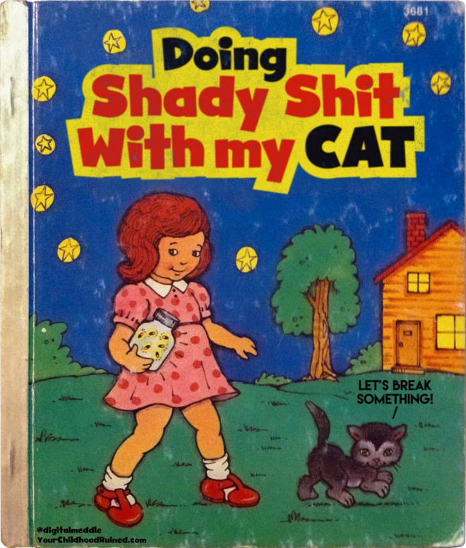 Kid's book parody.