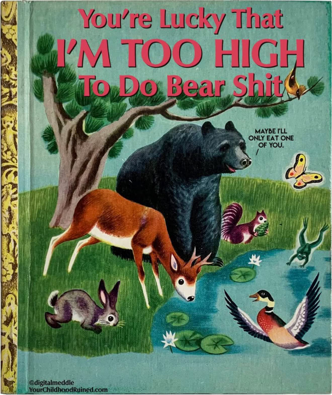 Kid's book parody.