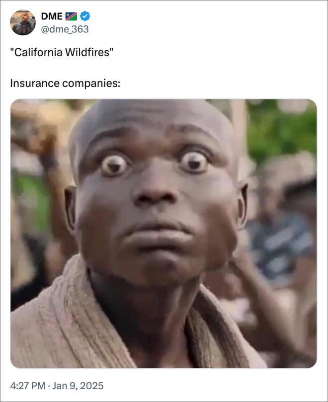 "California Wildfires" Insurance companies: