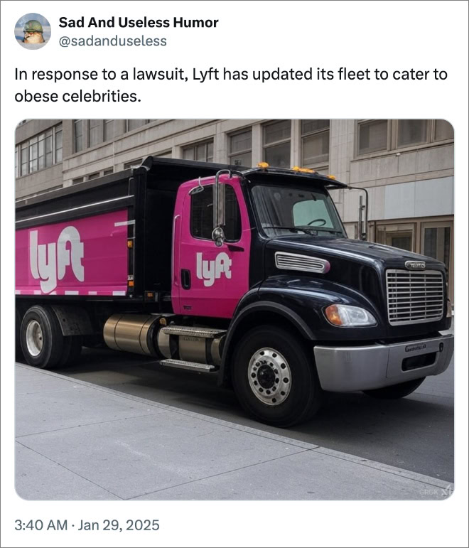 In response to a lawsuit, Lyft has updated its fleet to cater to obese celebrities.