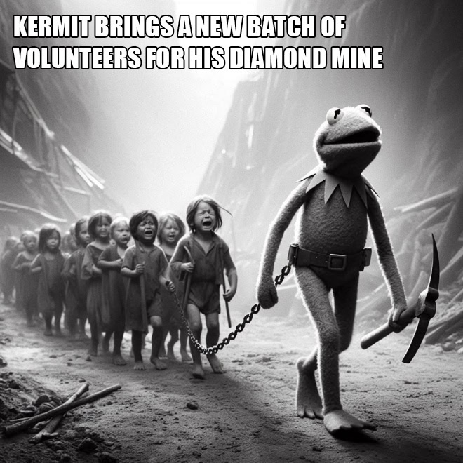 The secret life of Kermit...