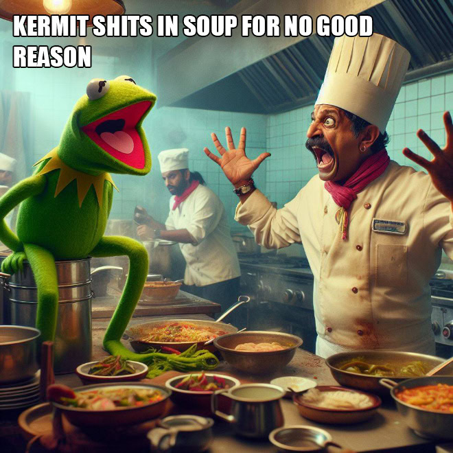 The secret life of Kermit...