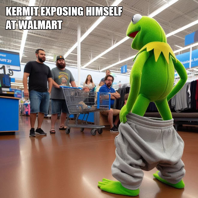 The secret life of Kermit...