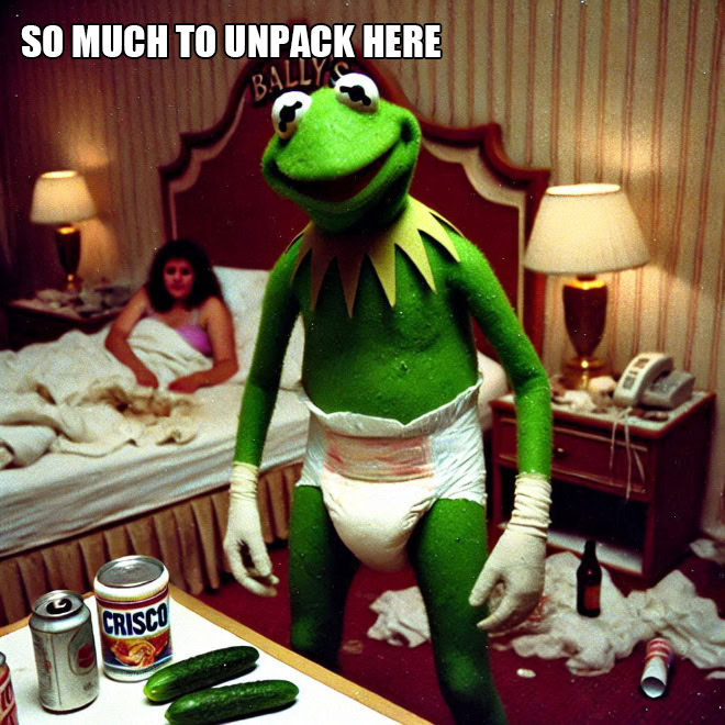 The secret life of Kermit...