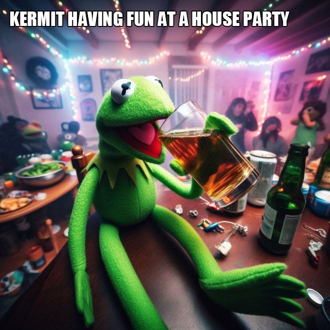 The secret life of Kermit...