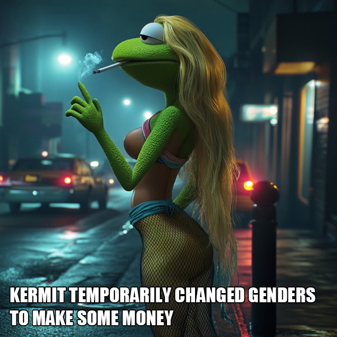 The secret life of Kermit...