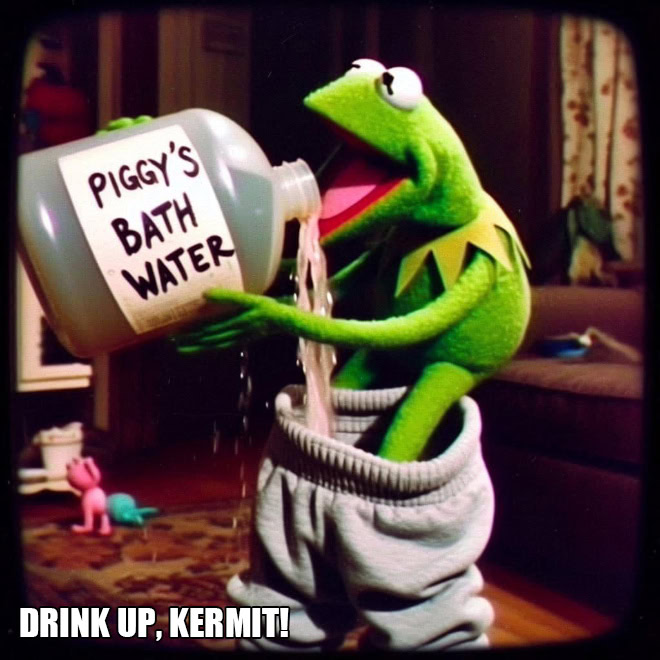 The secret life of Kermit...