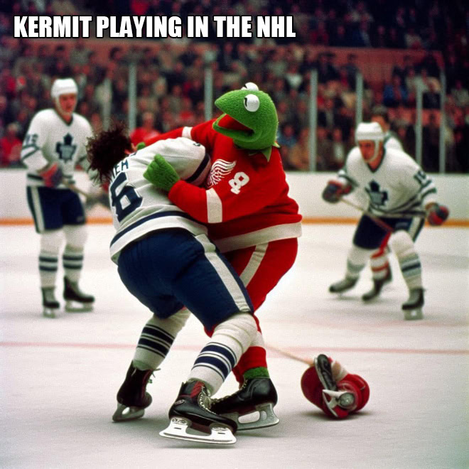 The secret life of Kermit...