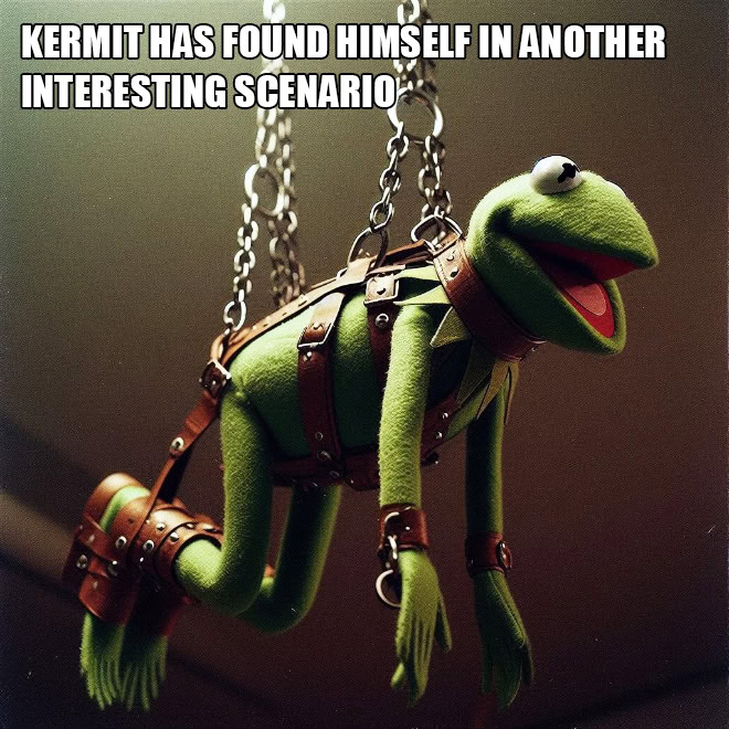 The secret life of Kermit...