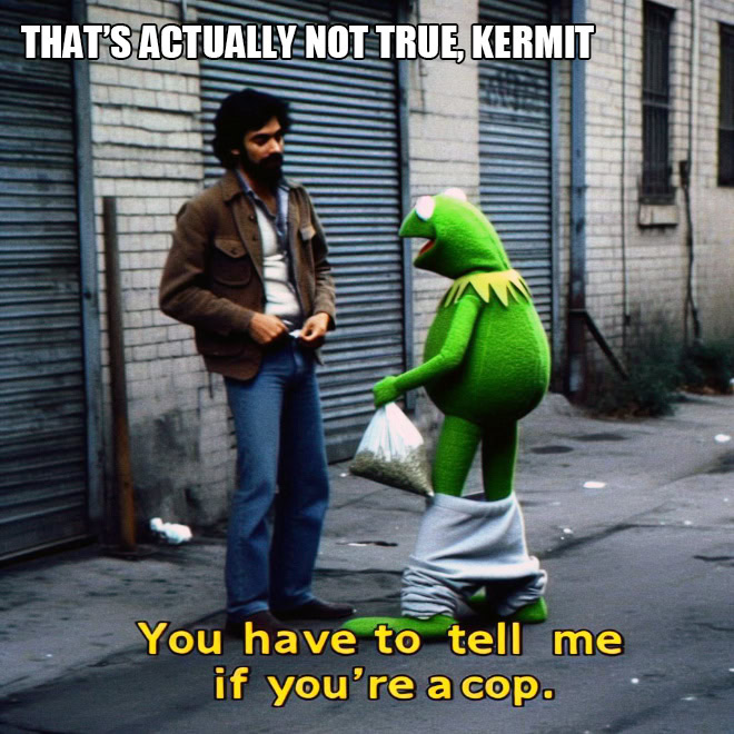 The secret life of Kermit...