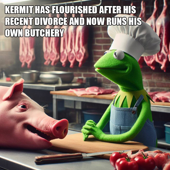 The secret life of Kermit...