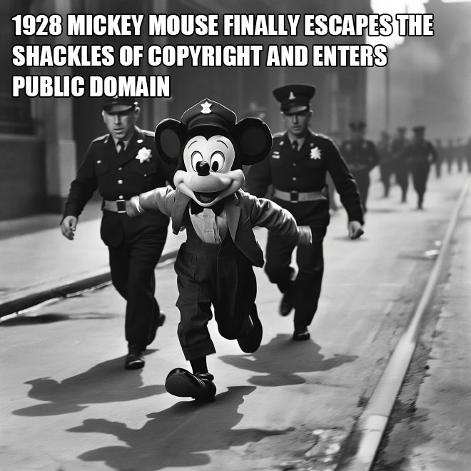 The secret life of Mickey Mouse, according to AI.