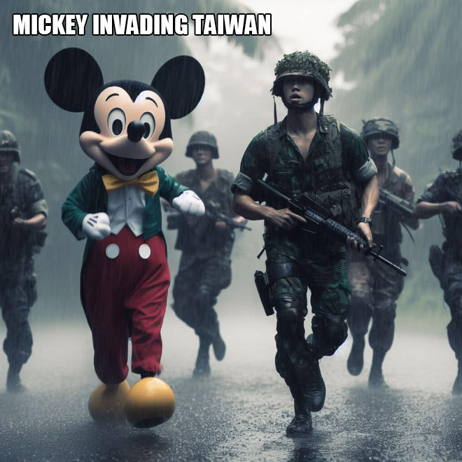 The secret life of Mickey Mouse, according to AI.