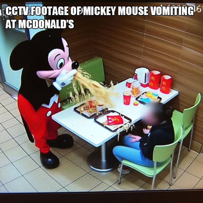 The secret life of Mickey Mouse, according to AI.