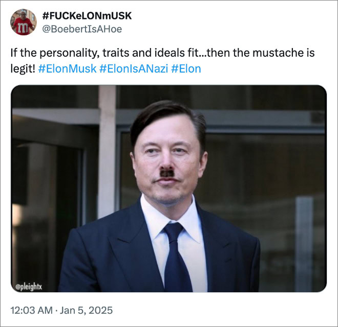 If the personality, traits and ideals fit...then the mustache is legit! 