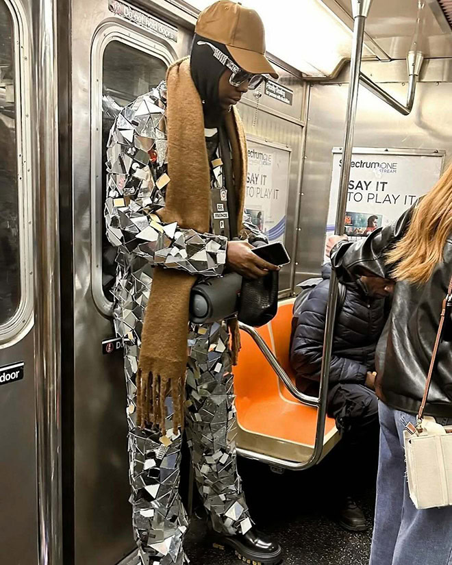 New York street fashion.