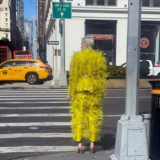 New York street fashion.