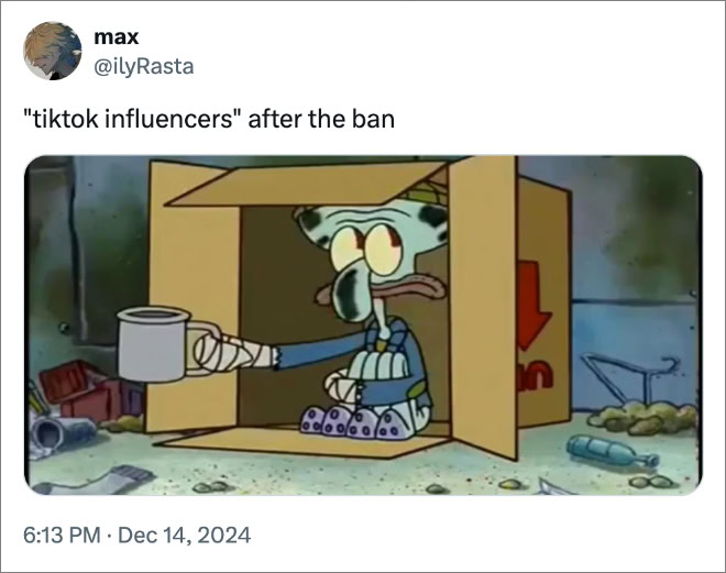 "tiktok influencers" after the ban