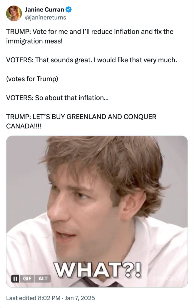 LET’S BUY GREENLAND AND CONQUER CANADA!!!!