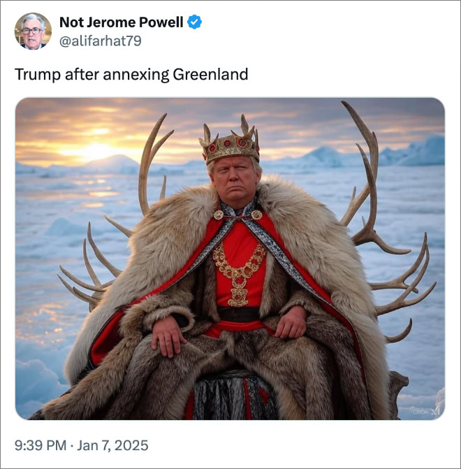 Trump after annexing Greenland