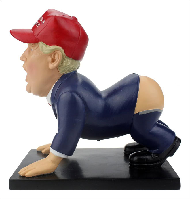 Trump pen holder.