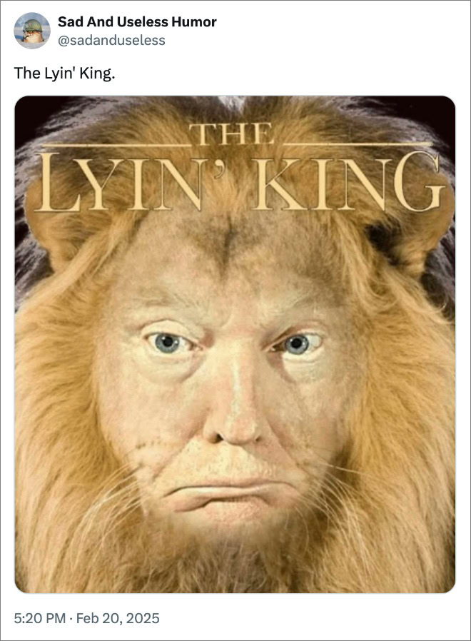 The Lyin' King.