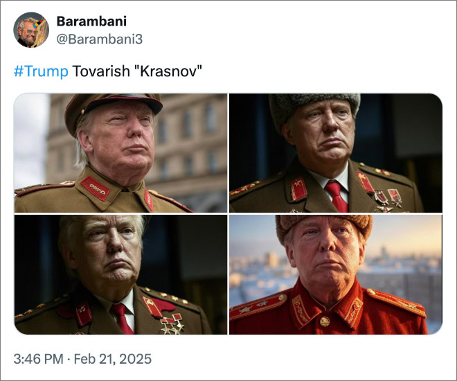 #Trump Tovarish "Krasnov"