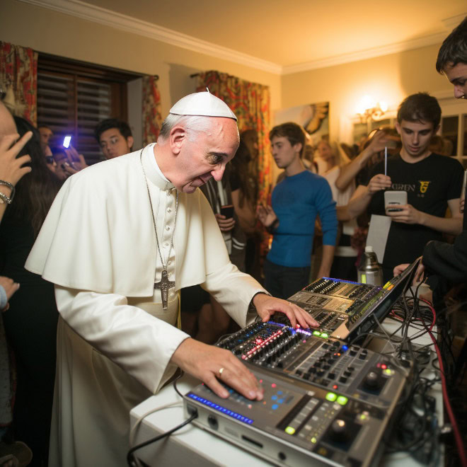 Le pape François Meme: La vie secrète du pape.