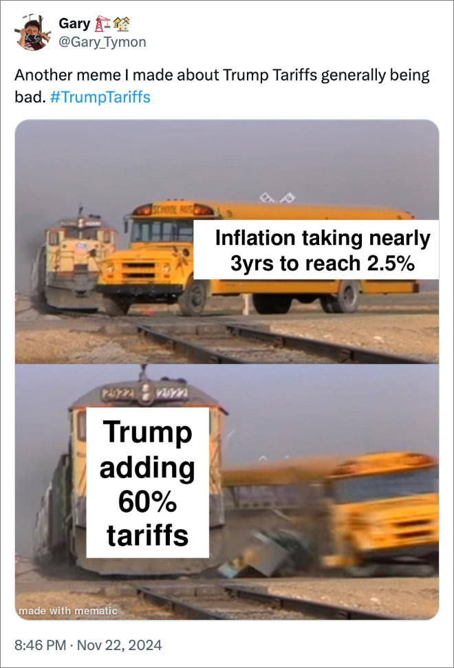 Another meme I made about Trump Tariffs generally being bad. #TrumpTariffs 